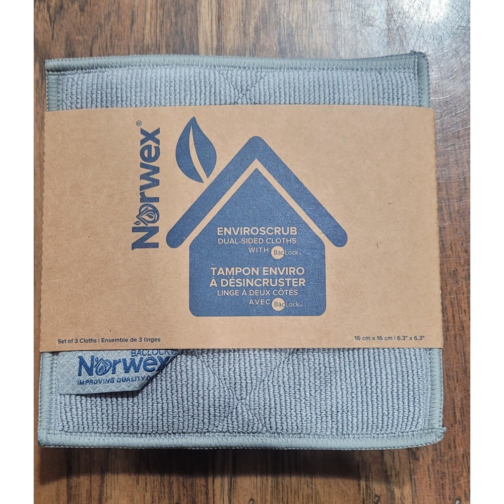 Norwex  New Eviroscrub 3pack Grey